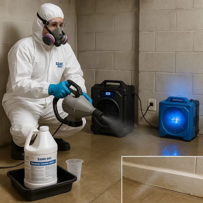 Sanitization and Odor Removal process in Violet, LA