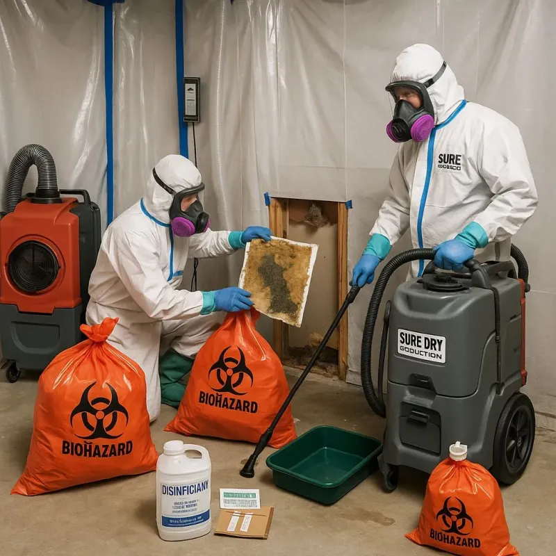 Contaminated Water Handling Protocols process in Violet, LA