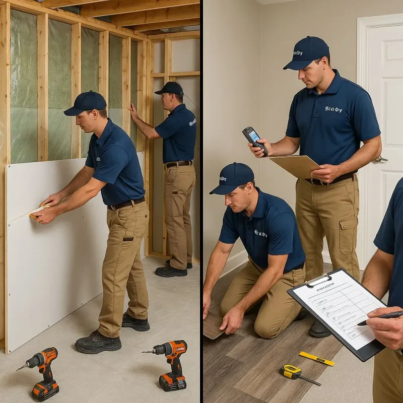 Repairs and Reconstruction process in Violet, LA